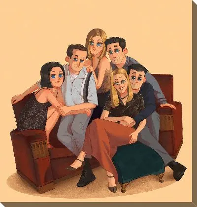 Друзья в обнимку