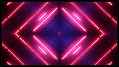 Неоновая рамка красного оттенка