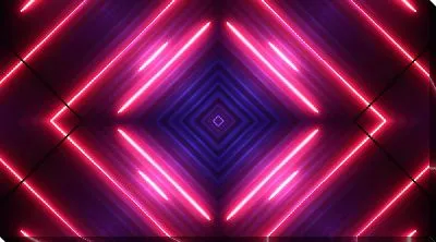 Неоновая рамка красного оттенка