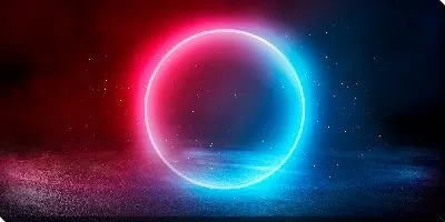 Картина маслом Неоновый шар