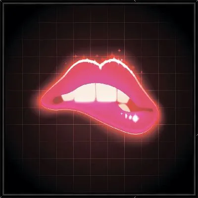 Картина Неоновые губы