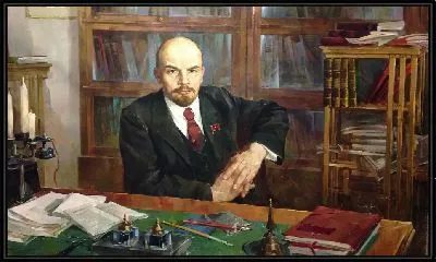 Ленин в рабочем кабинете