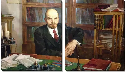 Ленин в рабочем кабинете
