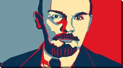 Картина маслом Ленин в стиле Hope