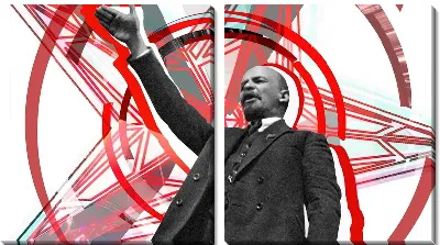 Модульная картина Ленин