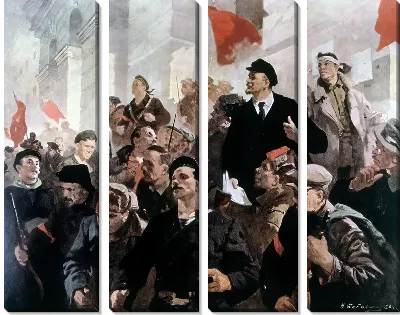 Ленин с людьми