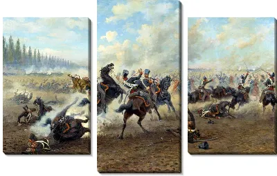 Кавалерийский бой (A cavalry battle)