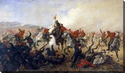 Картина Дело при селении Телише в 1877 году (The case for the village in 1877 Telish)