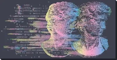 Картина маслом Матрица