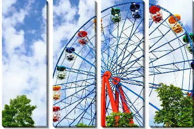 Колесо обозрения в парке