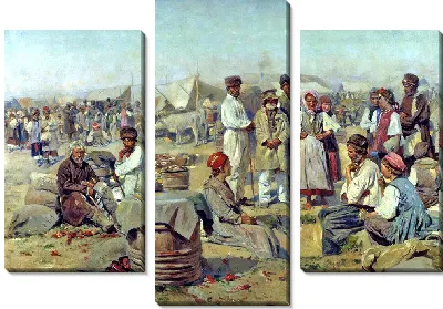 Картина Ярмарка в Полтаве