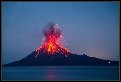 Извержение вулкана