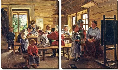 В сельской школе