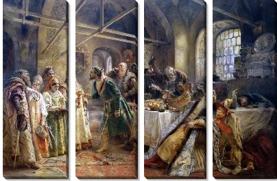 Картина Поцелуйный обряд (Kissing ritual)