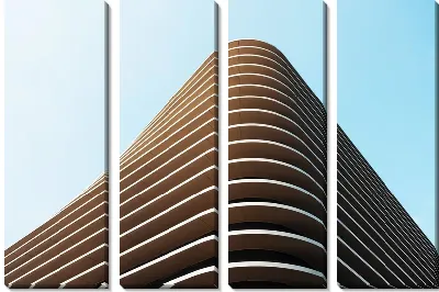 Полукруглый фасад здания