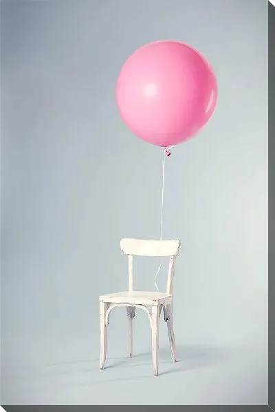 Постер Стул и воздушный шарик