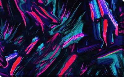 Картина маслом Неоновая текстура