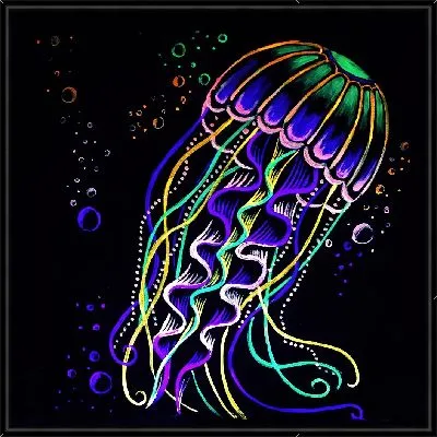 Неоновая медуза