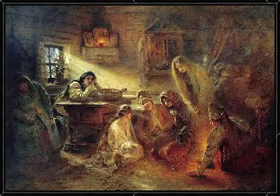 Картина Святочное гадание
