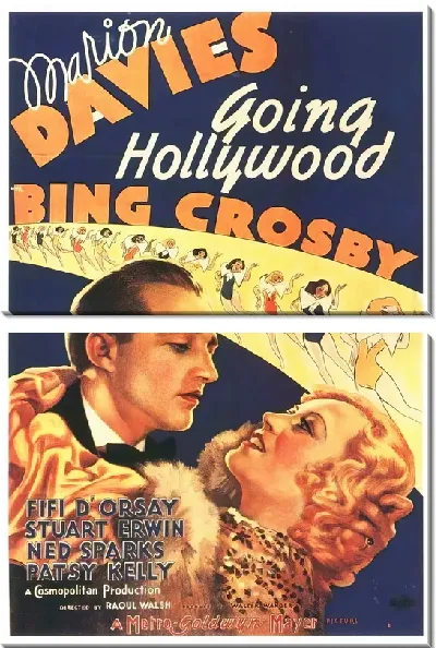 Модульная картина Киноафиша По дороге в Голливуд | Going Hollywood