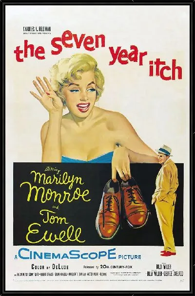 Картина Киноафиша Зуд седьмого года с Мэрилин Монро
| The seven year itch with Marilyn Monroe