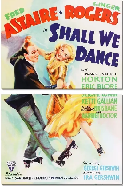 Модульная картина Киноафиша Давайте потанцуем | Shall We Dance