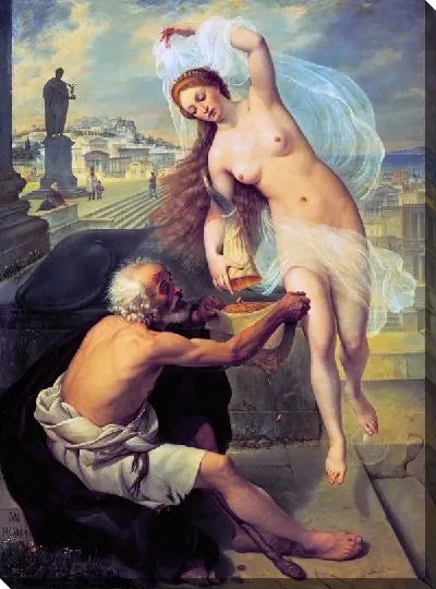 Картина Фортуна и нищий (Fortune and the Pauper)