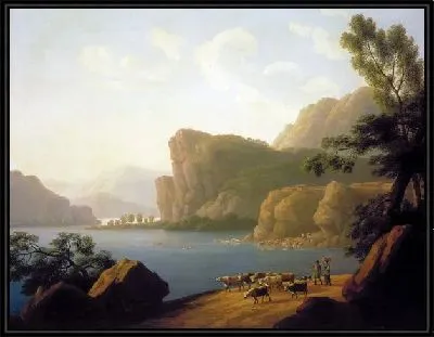 Картина Вид реки Селенги в Сибири (View of the Selenga River in Siberia)