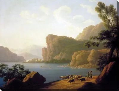 Картина Вид реки Селенги в Сибири (View of the Selenga River in Siberia)