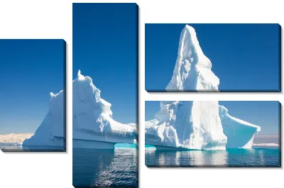 Модульная картина Айсберг с двумя вершинами