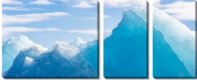 Модульная картина Вершина айсберга