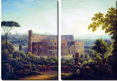 Картина Вид Рима. Колизей (View of Rome. Coliseum)