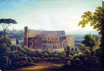 Вид Рима. Колизей (View of Rome. Coliseum)