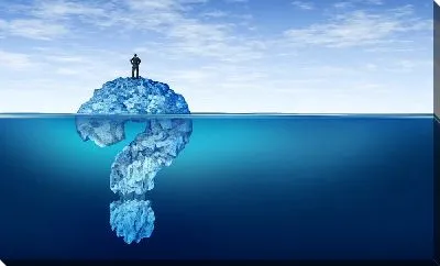 Мотивационный вопрос в виде айсберга