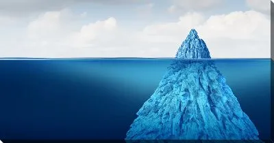 Постер Айсберг ёлочкой