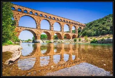 Картина Акведук и река