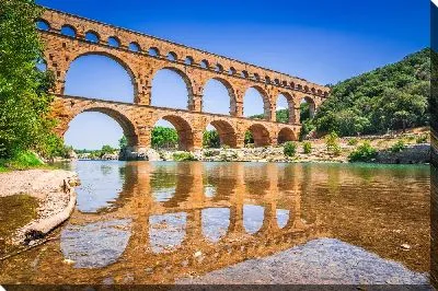 Постер Акведук и река