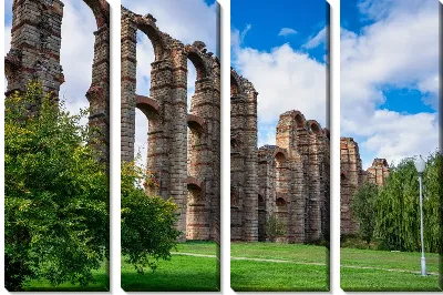 Модульная картина Колонны акведука
