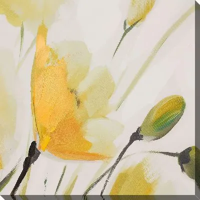Картина маслом Желтые цветок мая