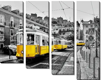 Три желтых трамвая