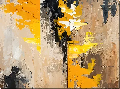 Постер Фактура желто-коричневая