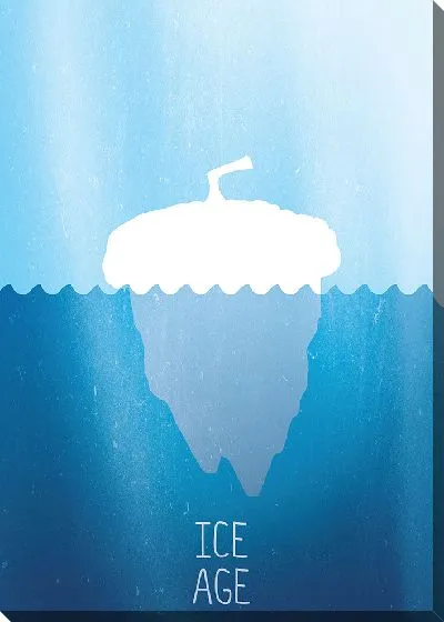 Постер Лесной орех в воде