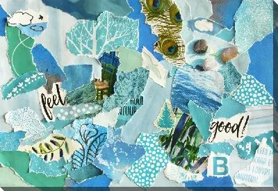 Коллаж из газетных вырезок