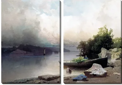 Картина На реке (On the river)