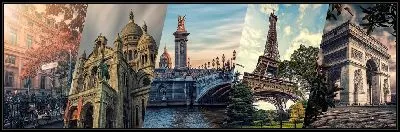 Картина Коллаж европейских столиц