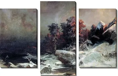 Картина Зимний вечер (Winter Evening)