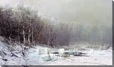 Картина Зима. Ледокол (Winter. Icebreaker)