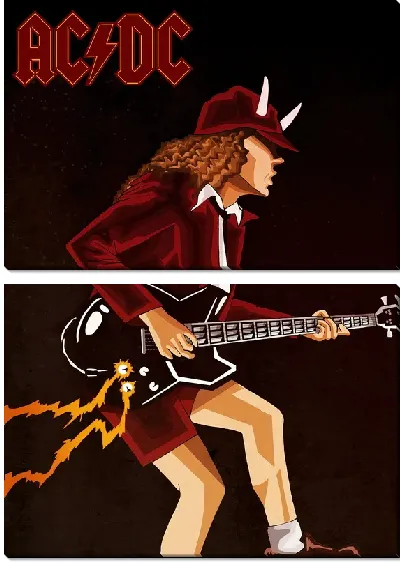 Модульная картина AC/DC