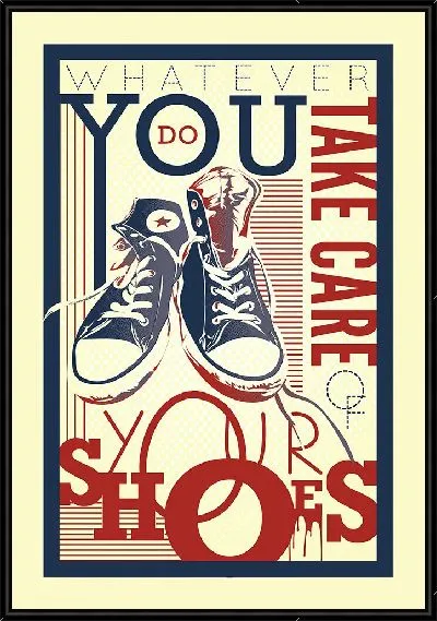 Картина Take care your shoes