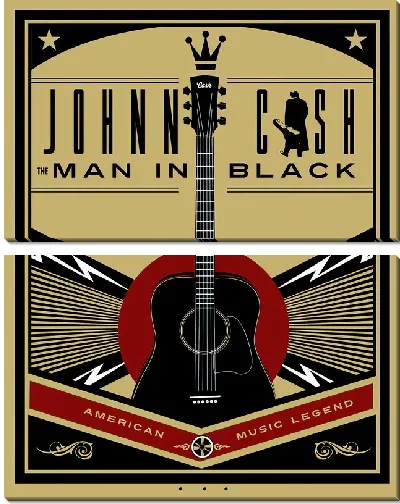 Модульная картина Johnn Cash